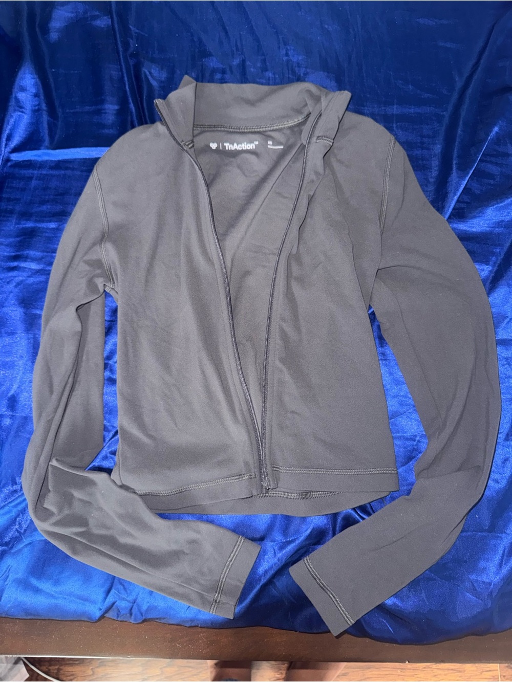 Women's Grey Zip-Up Hoodie Jacket - TnAction
